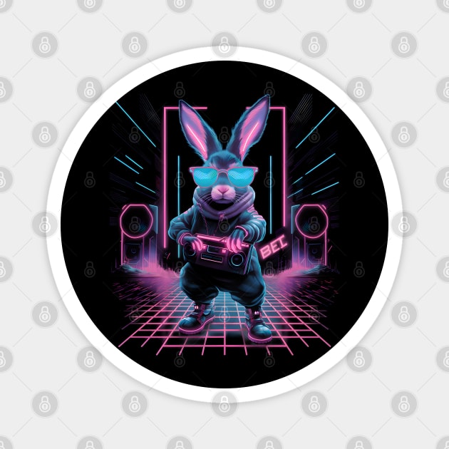 BEI BE Easter Bunny Beats Magnet by MakerMind8.2